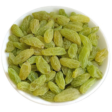 香疆恬语 新疆特产 大颗粒高品质无籽翡翠绿葡萄干480g/罐