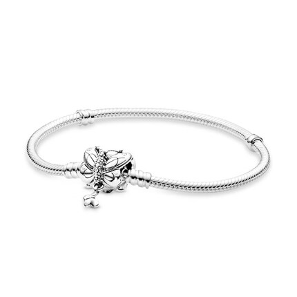 PANDORA潘多拉女士银色蝶飞舞手链 597929CZ-17 银色 #17 银色 17cm 