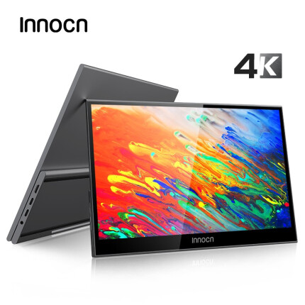 INNOCN 15.6英寸4K便携式显示器触摸手机笔记本电脑switch外接屏60hz设计师相机监视器扩展分屏幕剪辑N1U PRO