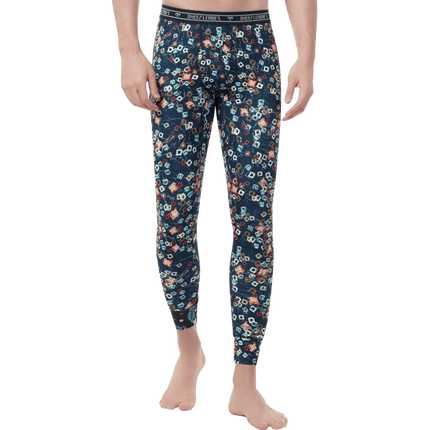 羊老大羊毛棉裤男士薄时尚修身冬季保暖裤男打底羊毛裤薄款 花样年华 170/76A