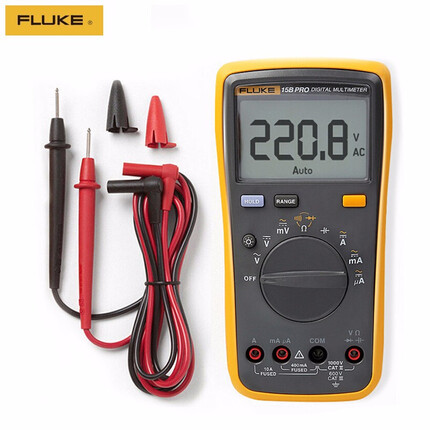 福禄克（FLUKE）F15B PRO 数字万用表 掌上型多用表 自动量程 带背光 仪器仪表F15B+