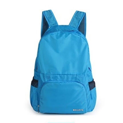 瑞吉仕（regius） REGIUS折叠包双肩包男超轻折叠背包收纳防水户外登山健身旅行背囊 天蓝色