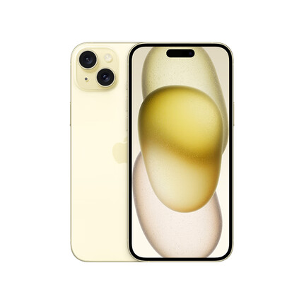 Apple iPhone 15 Plus A3096 128GB 黄色支持移动联通电信5G 双卡双待手机