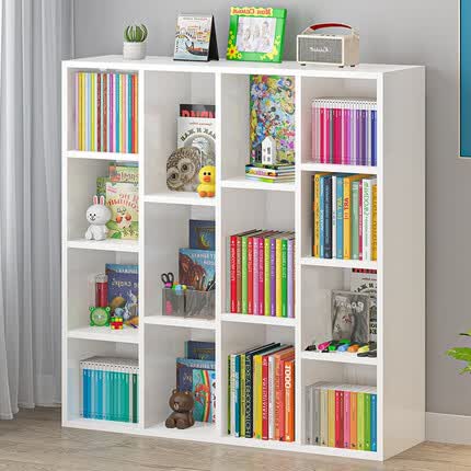 家乐铭品书柜收纳柜储物柜十四格柜子省空间落地文件柜现代客厅置物柜S772