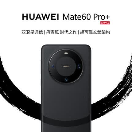 华为旗舰手机 Mate 60 Pro+ 16GB+1TB 砚黑