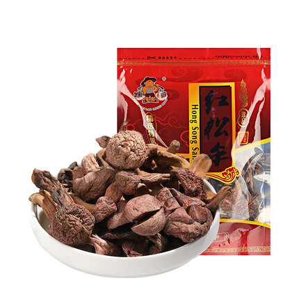 东北老红帽 红蘑东北长白山特产红松伞自然生长松树伞蘑菇当季新货年货送礼 250g