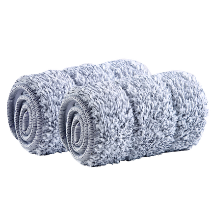 博生刮刮桶免手洗平板拖把配件 干湿两用拖布配布 33cm