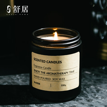 舒居香薰蜡烛室内卧室房间香氛无烟杯蜡情人节礼物女 迷迭香与薰衣草