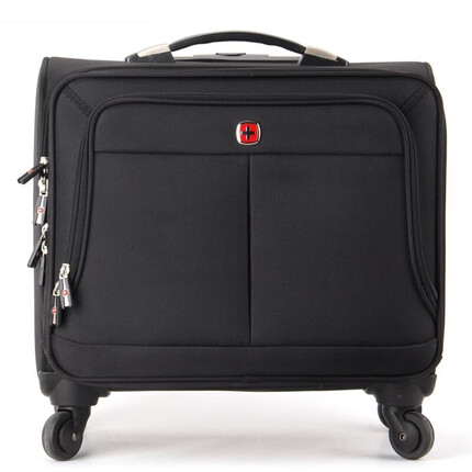 REGIUS登机箱18英寸万向轮拉杆箱女牛津布旅行箱男商务行李箱