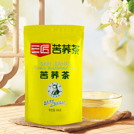 三匠 养生茶 四川大凉山 黄苦荞茶500g/袋
