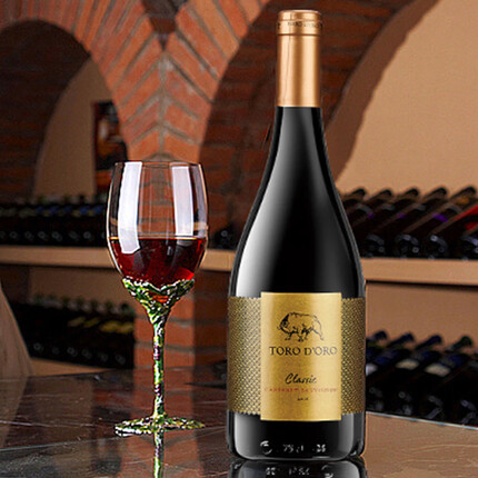 托罗金牛干红葡萄酒智利红酒进口原瓶原装赤霞珠红葡萄酒750ml红酒礼盒装 单支装
