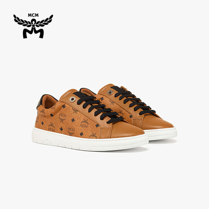 MCM TERRAIN DERBY经典花纹男士休闲鞋干邑色 MEXDATD03CO040