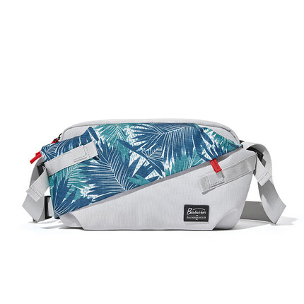 波斯丹顿男士单肩包潮流ins撞色斜挎包户外骑行挎包校园大学生胸包腰包