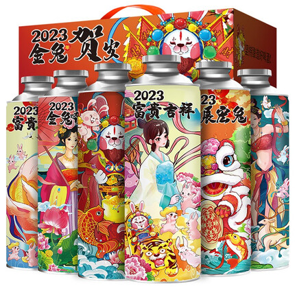 琴鸥青岛特产原浆精酿啤酒整箱兔年礼盒 【金兔贺岁纪念版】1L*6桶礼盒装