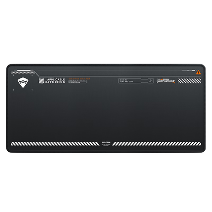 机械师鼠标垫 笔记本电脑鼠标垫 办公游戏电竞桌垫 顺滑锁边玻璃垫 黑武士 900*400mm