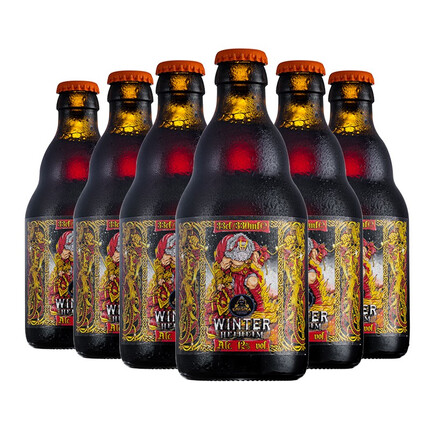 密码大师(Enigma)冬季烈性艾尔 精酿啤酒 330ml*6瓶 整箱装 比利时进口 