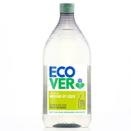 ECOVER洗碗液 柠檬芦荟配方 950ml 原装进口 洗洁精 清洗果蔬 不伤手