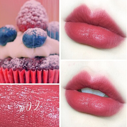 FLORTTE花洛莉亚怪美莉亚奶油日报唇部打底唇霜唇泥 N02丝绒莓果