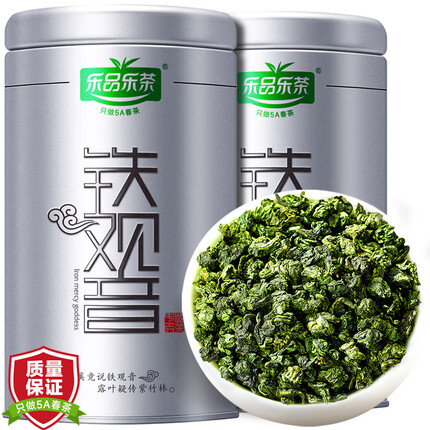 乐品乐茶 铁观音茶叶 正宗乌龙茶兰花清香型散装礼袋装共252g