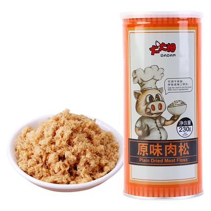 大大姆不添加豆粉原味肉松美味儿童肉松230g