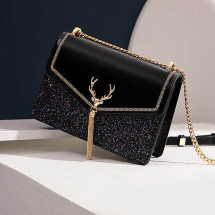 欧时纳包包女包2023新单肩斜挎麋鹿链条ck轻奢风小方包百搭气质腋下包实用走心生日礼物送女朋友老婆闺蜜包包