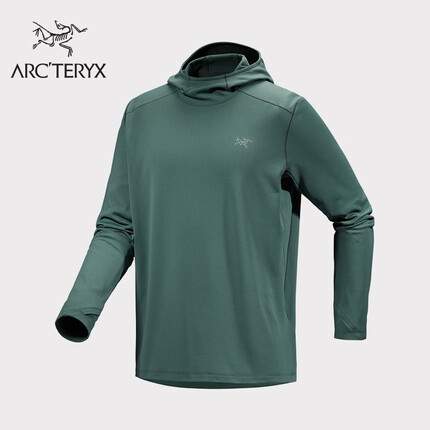 ARC’TERYX始祖鸟 CORMAC HEAVYWEIGHT 保暖 男子 长袖T恤 Boxcar/灰绿 XL