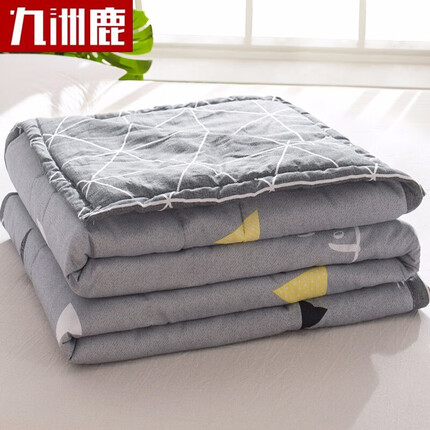 九洲鹿可水洗机洗夏被夏凉空调被 单人学生儿童夏季薄被子 150*200cm