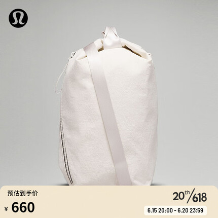 lululemon丨Fast Track 女士运动包 2.0 LW9EU5S 白蛋白 O/S