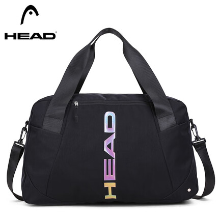 海德（HEAD）干湿分离旅行包男手提大容量运动包健身包短途出差行李包女 黑色