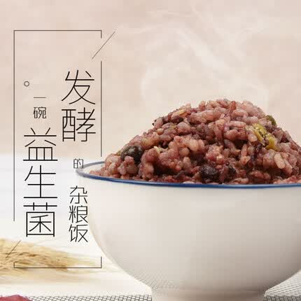 益人谷益生菌发酵五谷杂粮15谷杂粮饭 2500g（5斤）粗粮饭 营养粥 米糊 饭团 孕妇宝宝全家福米