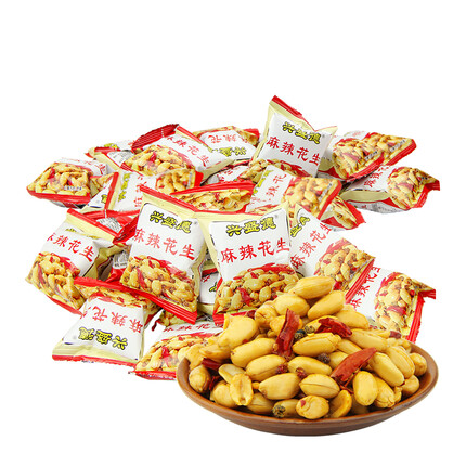 兴盛德麻辣花生手抓包500g坚果单独包装特产开封礼物 500g 麻辣