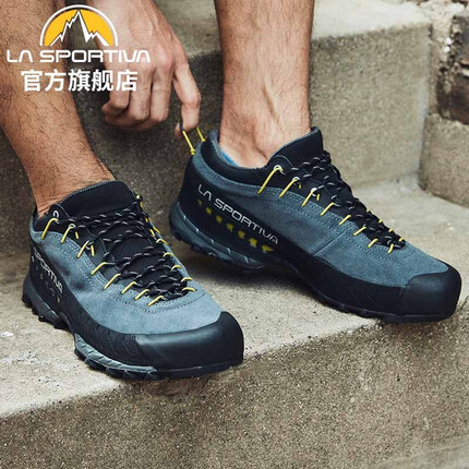 LA SPORTIVA拉思珀蒂瓦 登山鞋男耐磨轻量透气户外徒步鞋女休闲时尚TX4 碳灰/猕猴桃绿 44