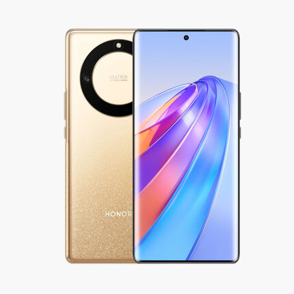 荣耀X40 120Hz OLED硬核曲屏 5100mAh 快充大电池 7.9mm轻薄设计 5G手机 8GB+256GB 琥珀星光