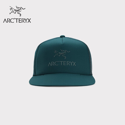ARC’TERYX始祖鸟 LOGO TRUCKER 男女同款 平檐帽 Labyrinth/深墨绿