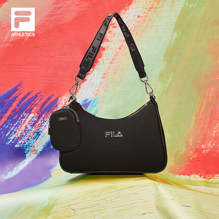 FILA斐乐女包小挎包运动腋下包休闲包包斜挎手提拎包单肩包潮