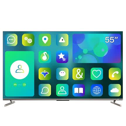 康佳电视 55R6 55英寸 120Hz高刷新 WIfi6 4+64GB 4K超清全面屏 智能网络 智慧屏 液晶平板游戏电视机