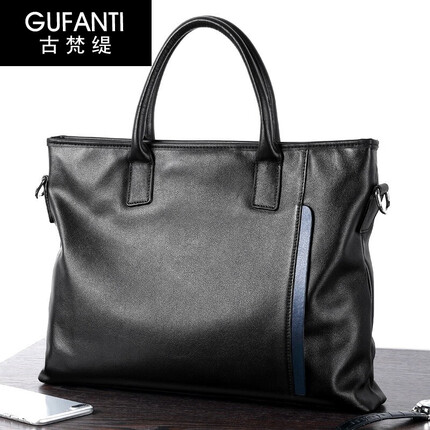 古梵缇公文包男 时尚商务公文包男士办公文件包通勤手提包男包 gftx-201 GUFANTI