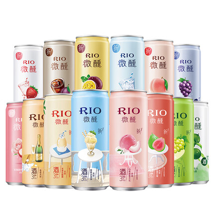 锐澳（RIO）预调 鸡尾酒 果酒 微醺小美好 330ml*14罐（14种口味）