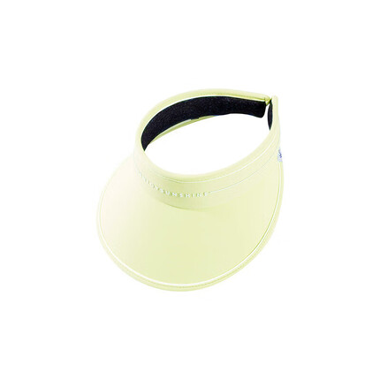 VVC防晒帽女防紫外线遮脸运动空顶太阳帽子遮阳帽 樱草黄