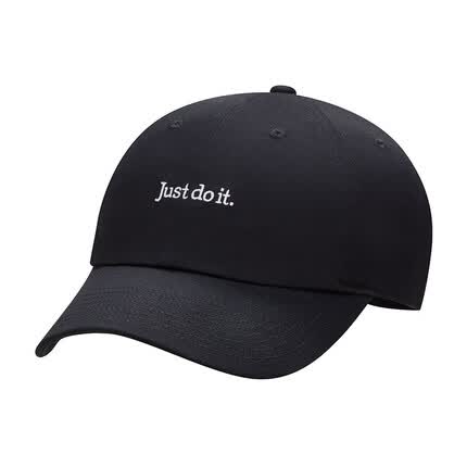 耐克NIKE秋季运动配饰男女太阳帽棒球帽CLUB CAP帽子FB5370-010黑M/L