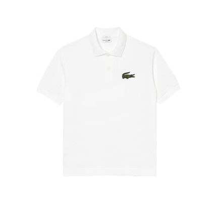 LACOSTE 法国鳄鱼男士polo衫短袖 送男友礼物 PH3922 001白色 S