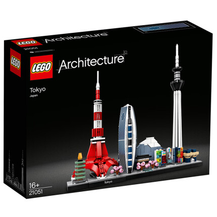 乐高(LEGO)积木 建筑系列 21051 东京天际线 16岁+ 儿童玩具 男孩女孩成人生日礼物