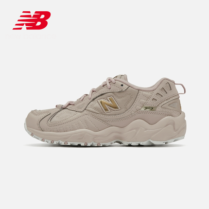 NEW BALANCE NB官方女鞋703系列轻便舒适透气运动休闲鞋老爹鞋 灰粉色 WL703CLC 37.5(脚长24cm)