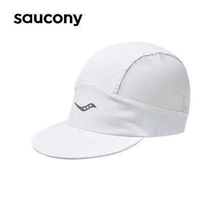 Saucony索康尼圆顶帽男女潮流帽子运动帽中性白色均码