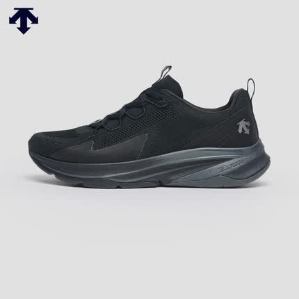 DESCENTE迪桑特 RUNNING系列跑步女子ENZRZITE网面缓震运动鞋跑鞋 BK-BK 38