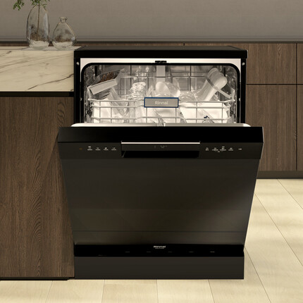 林内（Rinnai）15套大容量 嵌入式 家用洗碗机 洗烘干一体 热风烘干 全自动刷碗机 乐净系列M3 WDD15-M3SB*