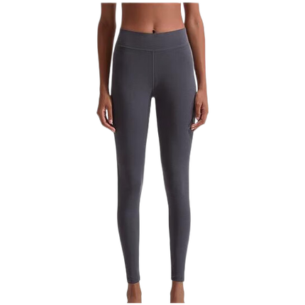 螃蟹秘密 女士秋裤薄款莫代尔棉运动外穿修身打底裤保暖裤 矿黑 L