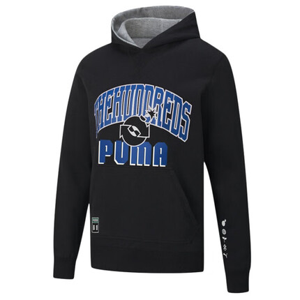 彪马 PUMA 黑标 男子 PUMA x TH Rev. Hoodie 运动 针织卫衣 598311 01黑色 S码