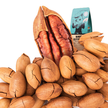 三只松鼠碧根果 每日干果进口地方特产160g/袋有货地区速度 折后6块多