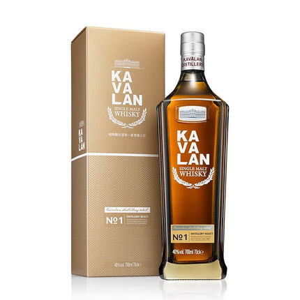 噶玛兰（Kavalan）珍选一号单一麦芽威士忌金车噶玛兰威士忌700ml